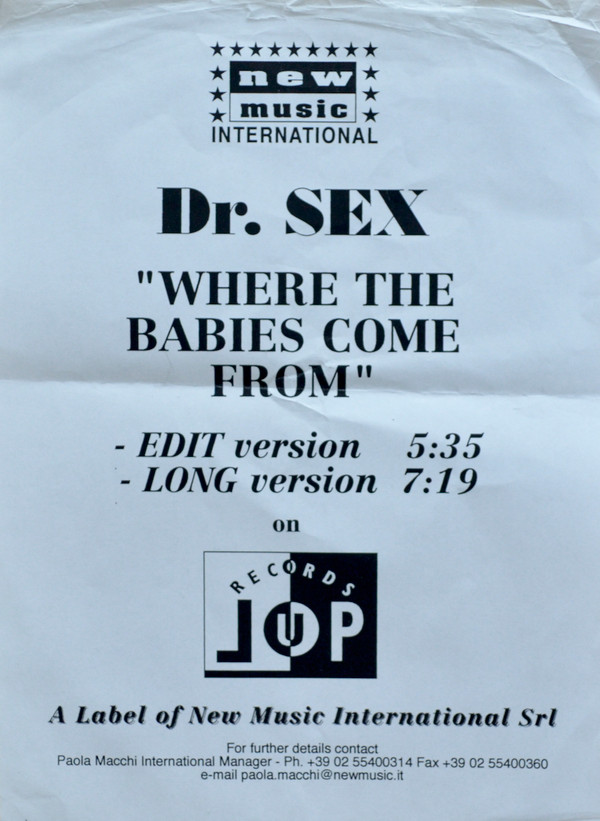 Dr. Sex - Where The Babies Come From | LUP Records (LUP 071)