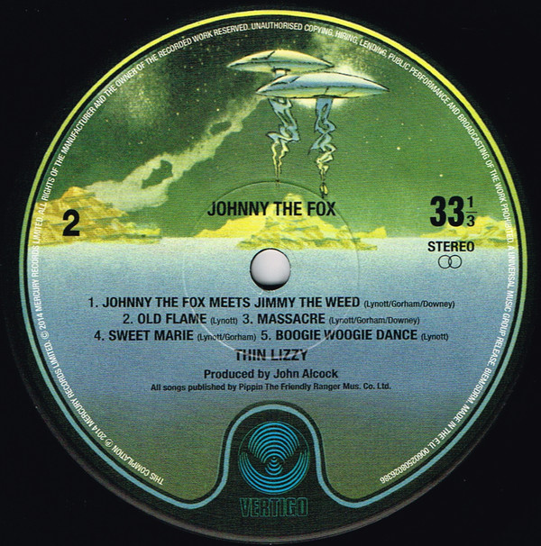 Thin Lizzy - Johnny The Fox | Vertigo (0802638) - 4