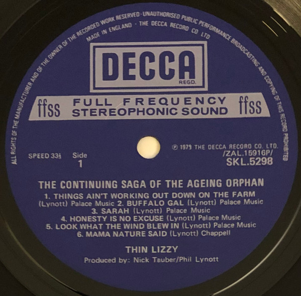 The Continuing Saga Of The Ageing Orphans