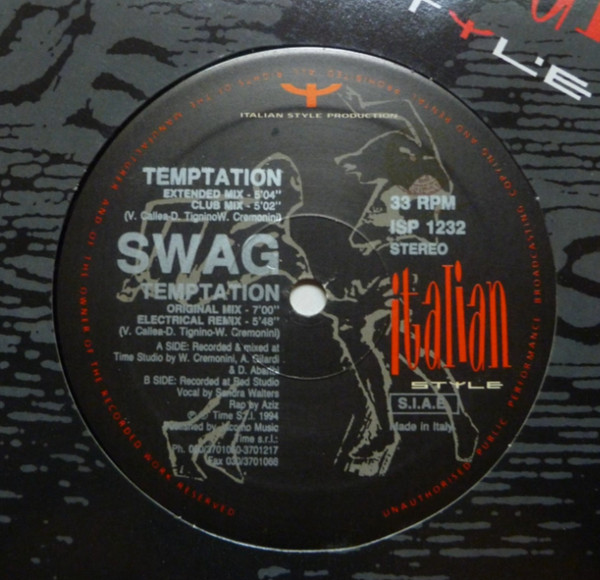 Swag - Temptation | Italian Style Production (ISP 1232)