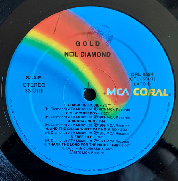 Neil Diamond - Gold | Orizzonte (ORL 8594) - 3 Neil Diamond - Gold | Orizzonte (ORL 8594) - 3