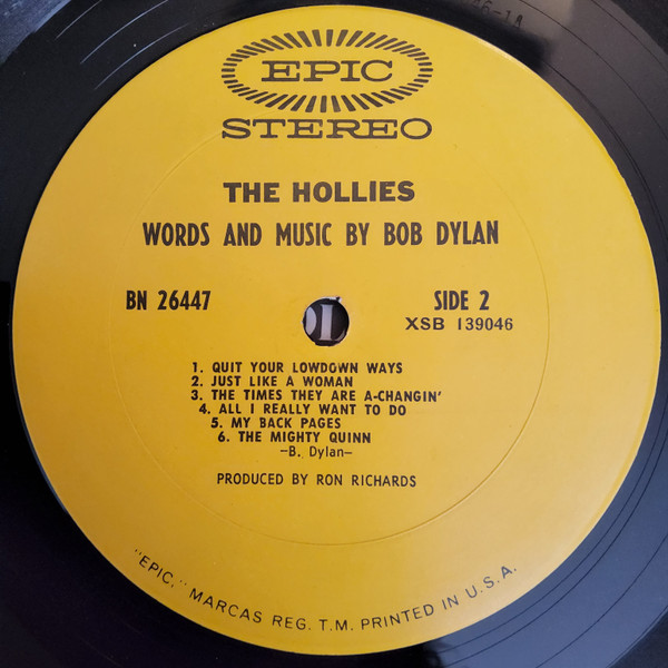 Words And Music By Bob Dylan