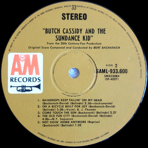 Music From Butch Cassidy And The Sundance Kid