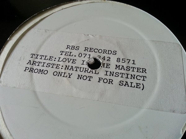 Natural Instinct - Love Is The Master | RBS Records (MICK 001) - main