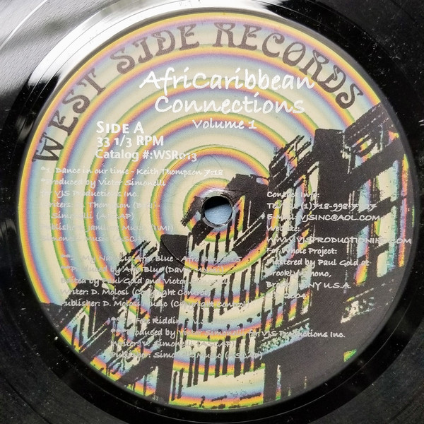 Various - Africaribbean Connections Volume 1 | West Side Records (WSR 013) - 2 Various - Africaribbean Connections Volume 1 | West Side Records (WSR 013) - 2