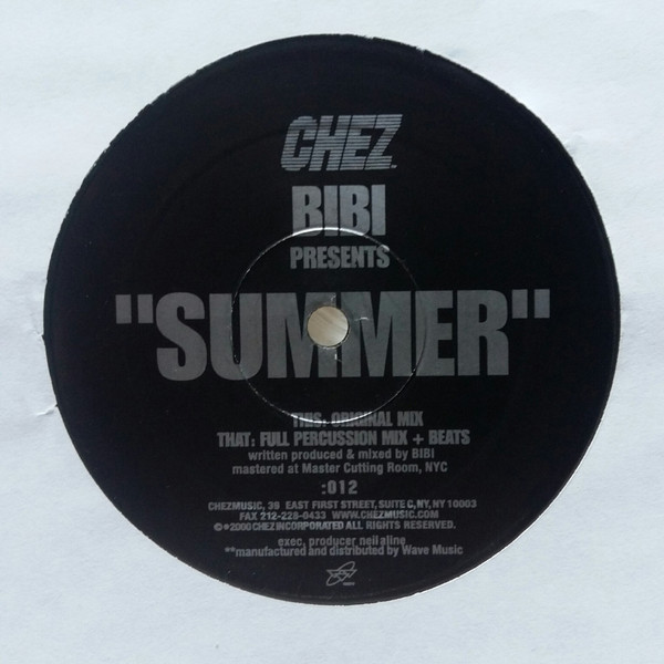 Bibi - Summer | Chez Music (CHEZ-012) - 2 Bibi - Summer | Chez Music (CHEZ-012) - 2