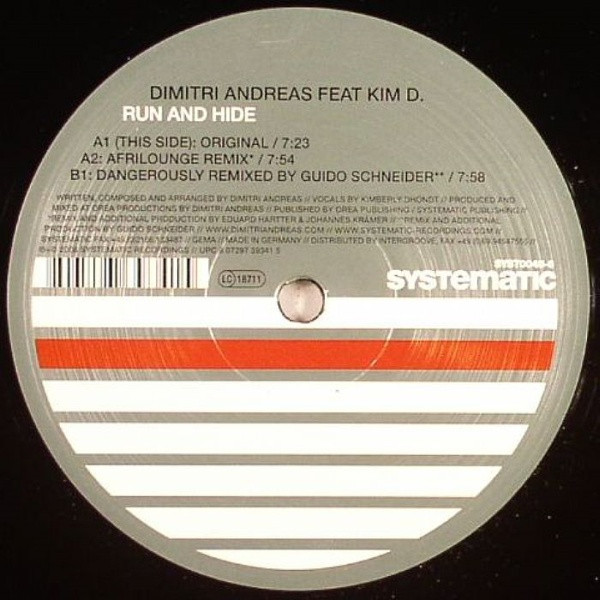 Dimitri Andreas Feat Kim D. - Run And Hide | Systematic (SYST0048-6) - main