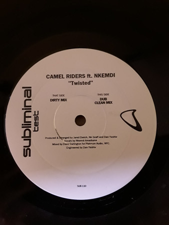 Camel Riders - Twisted | Subliminal (SUB 110)