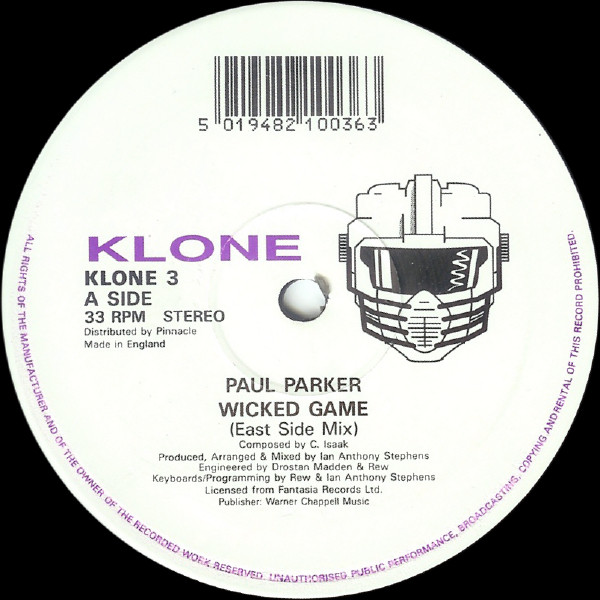 Paul Parker - Wicked Game | Klone Records (KLONE  3)