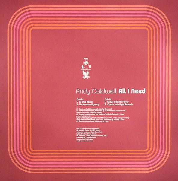 Andy Caldwell - All I Need | Naked Music Recordings (NM017) - 2