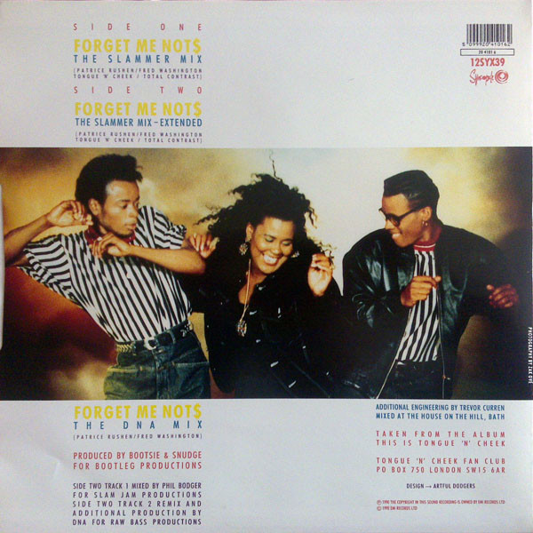 Tongue N Cheek - Forget Me Nots | Syncopate (12SYX39) - 2