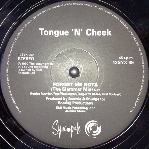 Tongue N Cheek - Forget Me Nots | Syncopate (12SYX39) - 3