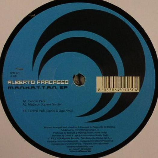 Alberto Fracasso - M.A.N.H.A.T.T.A.N. EP | Mystika Records (GNM021) - main