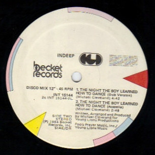 Indeep - The Night The Boy Learned How To Dance | CGD (INT 15144) - 2 Indeep - The Night The Boy Learned How To Dance | CGD (INT 15144) - 2