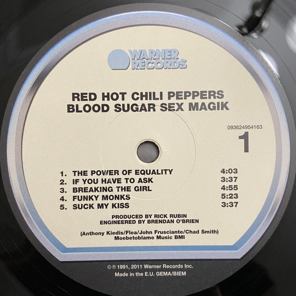 Red Hot Chili Peppers - Blood Sugar Sex Magik (2LP) [Vinyl] | Warner Records (093624954163) - 3