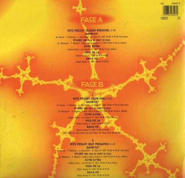 Gipsy Kings - Summer Mixes - Hits Medley | Columbia (COL 660602 6) - 2