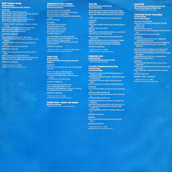 Michael Zager Band - Zager | Columbia (JC 36348) - 4