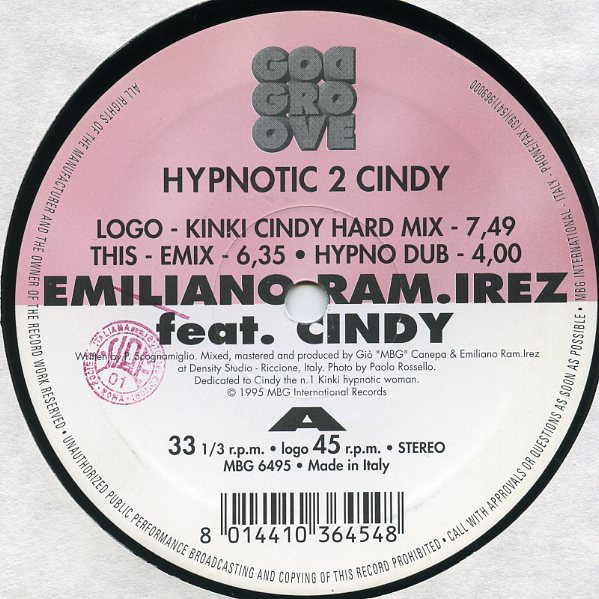 Emiliano Ram.Irez - Hypnotic 2 Cindy | God Groove (MBG 6495) - 3