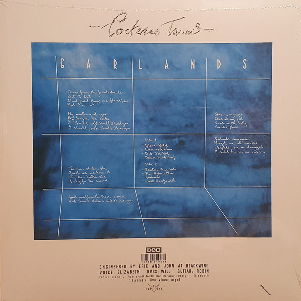 Cocteau Twins - Garlands | 4AD (4AD0192LP) - 3 Cocteau Twins - Garlands | 4AD (4AD0192LP) - 3