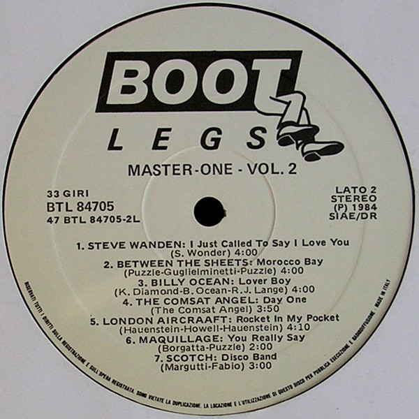 Various - Master One 2 | Bootlegs (BTL 84705) - 4