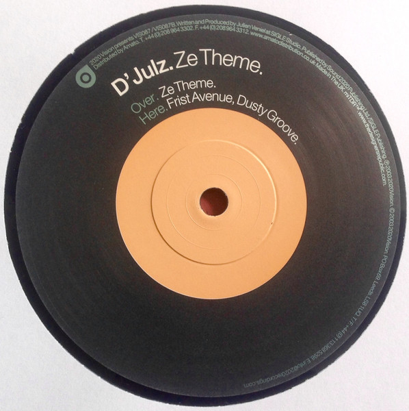 D'Julz - Ze Theme | 20:20 Vision (VIS087) - main D'Julz - Ze Theme | 20:20 Vision (VIS087) - main