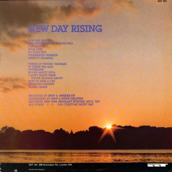 Hüsker Dü - New Day Rising | SST Records (SST 031) - 2 Hüsker Dü - New Day Rising | SST Records (SST 031) - 2