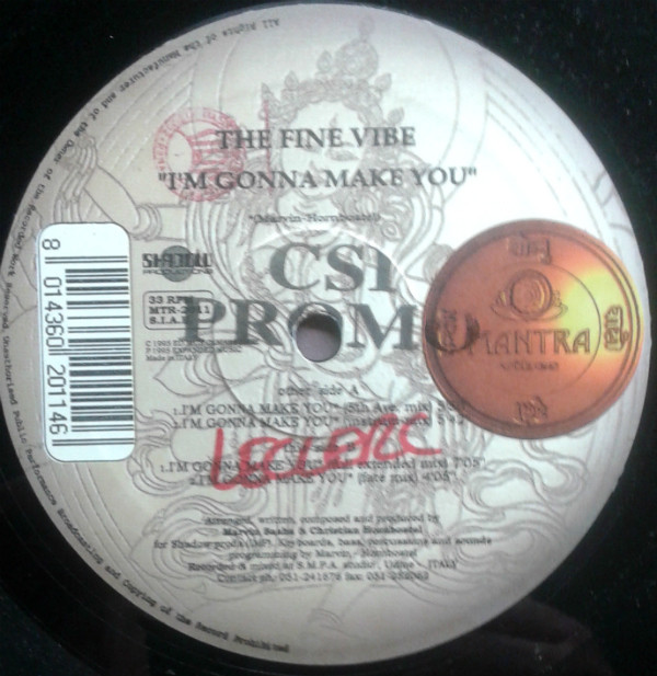 The Fine Vibe - I'm Gonna Make You | Mantra Vibes (MTR-2011) - 2 The Fine Vibe - I'm Gonna Make You | Mantra Vibes (MTR-2011) - 2