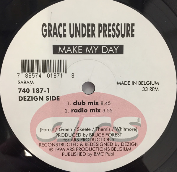 Grace Under Pressure - Make My Day | ARS (740187-1) - 4 Grace Under Pressure - Make My Day | ARS (740187-1) - 4