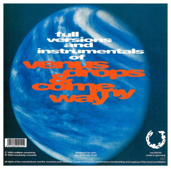 Rad. - Venus Drops / Come My Way | Soulciety Records (ME 015/93) - 2 Rad. - Venus Drops / Come My Way | Soulciety Records (ME 015/93) - 2