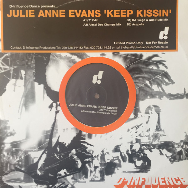 Julie Anne Evans - Keep Kissin | D-Influence Dance (JAE 002) - main Julie Anne Evans - Keep Kissin | D-Influence Dance (JAE 002) - main