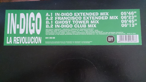 In-Digo - La Revolucion | Do It Yourself Entertainment (DIY 09-00) - main In-Digo - La Revolucion | Do It Yourself Entertainment (DIY 09-00) - main