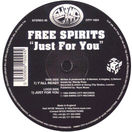 Free Spirits - Just For You | Swing City Records (CITY 1024) - 3