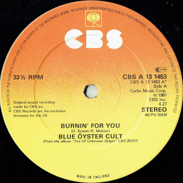 Burnin' For You