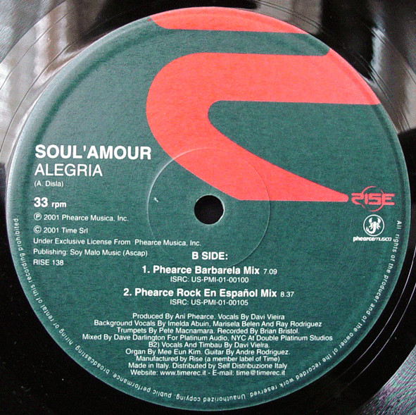 Soul 'Amour - Alegria | Rise (RISE 138) - 2