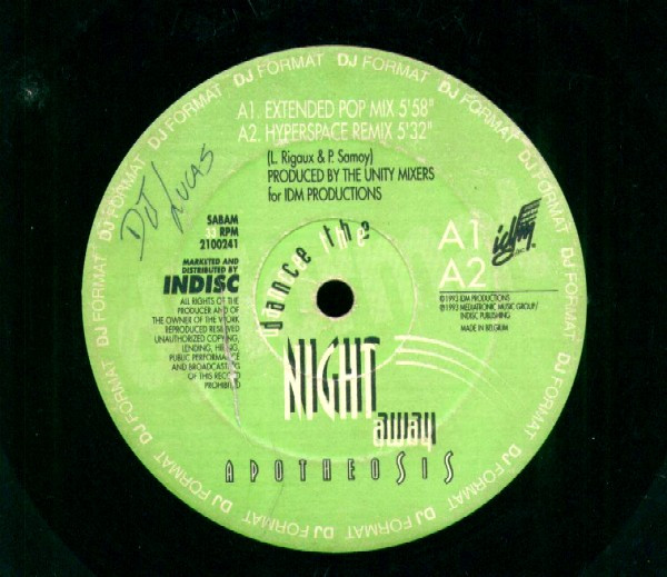 Apotheosis - Dance The Night Away | Indisc (2100241) - 2 Apotheosis - Dance The Night Away | Indisc (2100241) - 2