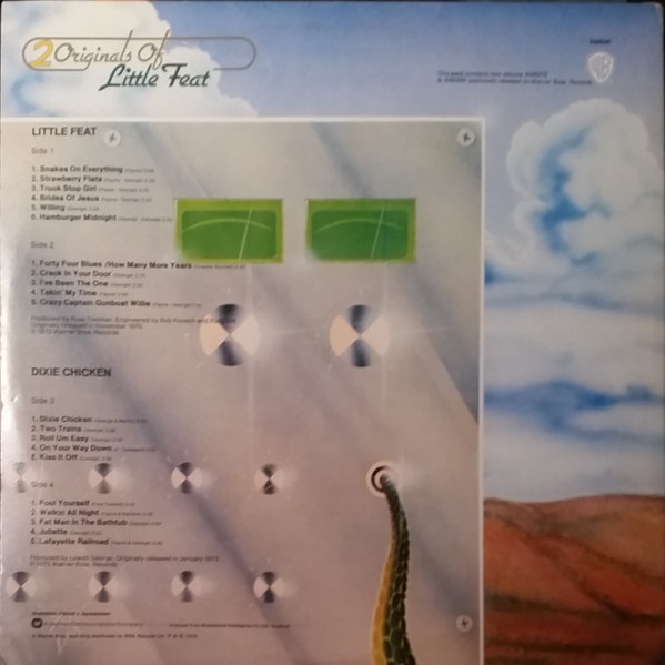 Little Feat - 2 Originals Of Little Feat | Warner Bros. Records (K66038) - 2 Little Feat - 2 Originals Of Little Feat | Warner Bros. Records (K66038) - 2