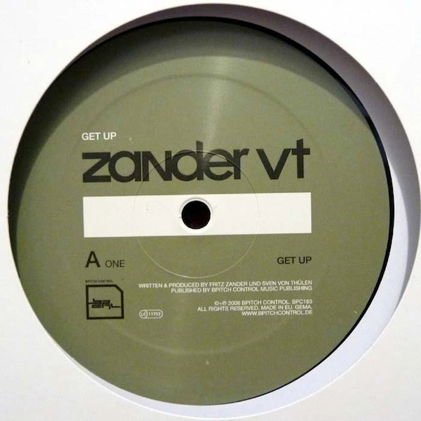 Zander VT - Get Up | BPitch Control (BPC183) - main Zander VT - Get Up | BPitch Control (BPC183) - main