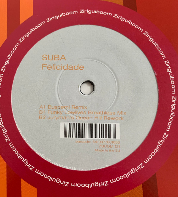 Suba - Felicidade | Ziriguiboom (ZBOOM 121) - main