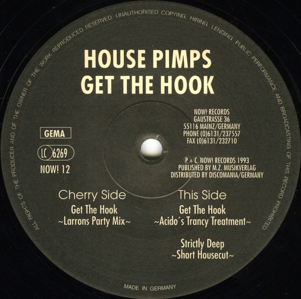 House Pimps - Get The Hook | NOW! Records (NOW! 12) - 3 House Pimps - Get The Hook | NOW! Records (NOW! 12) - 3
