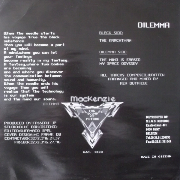Dilemma - The Krachtman | Mackenzie Records (MAC 1023) - 2 Dilemma - The Krachtman | Mackenzie Records (MAC 1023) - 2