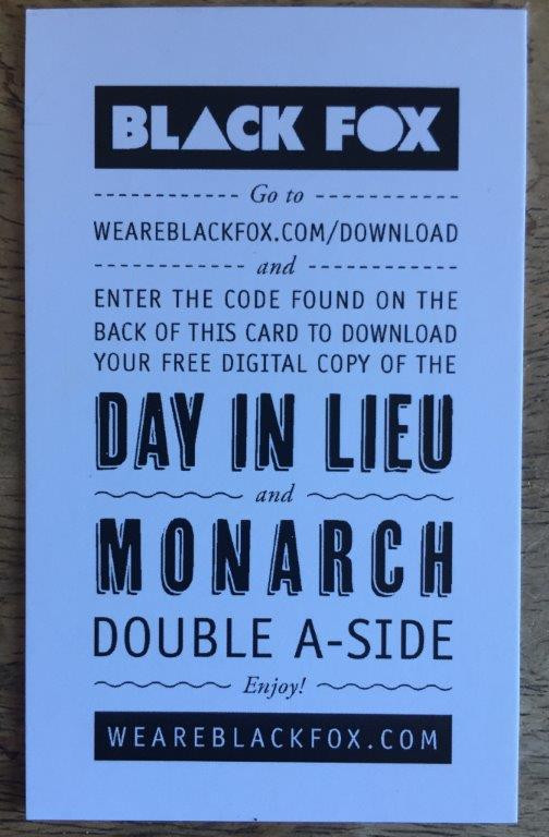 Black Fox - Day In Lieu | Not On Label (BLACKFOX01) - 6