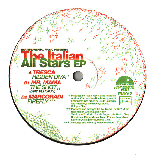 Various - The Italian All Stars EP | Earthrumental Music (EM 012) - main Various - The Italian All Stars EP | Earthrumental Music (EM 012) - main