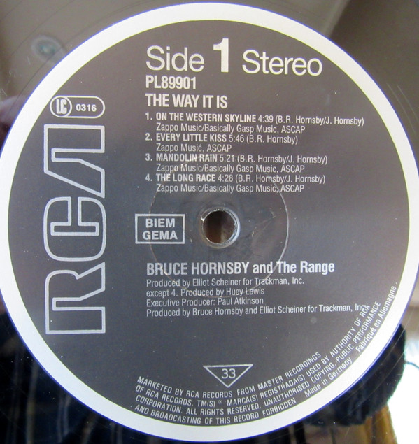 Bruce Hornsby And The Range - The Way It Is | RCA (PL89901) - 3