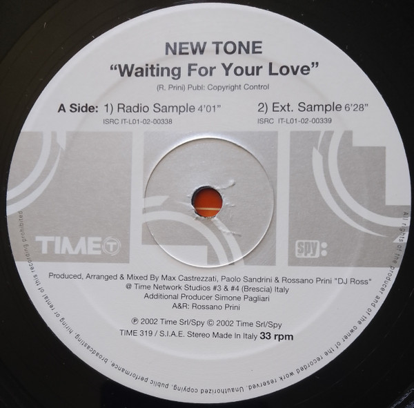 New Tone - Waiting For Your Love | TIME (TIME 319) - 3