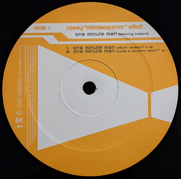 Missy Elliott Featuring Ludacris - One Minute Man | Elektra (7559-67244-0) - 4