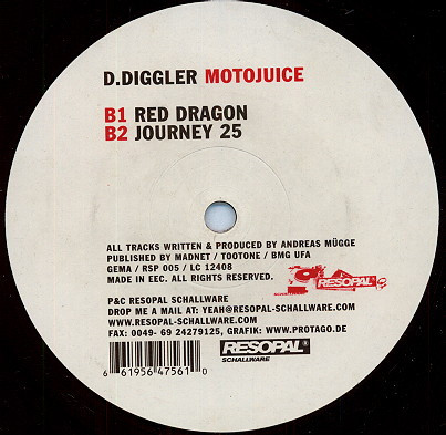 D.Diggler - Motojuice | Resopal Schallware (RSP005) - 2