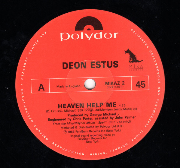 Deon Estus - Heaven Help Me | Mika Records (MIKAZ 2) - 3