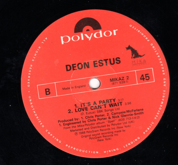 Deon Estus - Heaven Help Me | Mika Records (MIKAZ 2) - 4