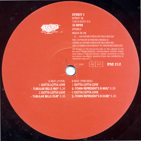 Ice-T - Gotta Lotta Love | Rhyme $yndicate Records (SYNDT 3) - 3 Ice-T - Gotta Lotta Love | Rhyme $yndicate Records (SYNDT 3) - 3