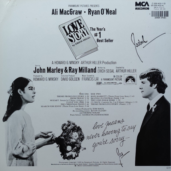Love Story - Music From The Original Soundtrack